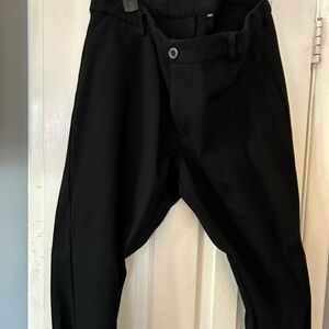 Kut from the Kloth Black Straight Leg Ankle Trouser